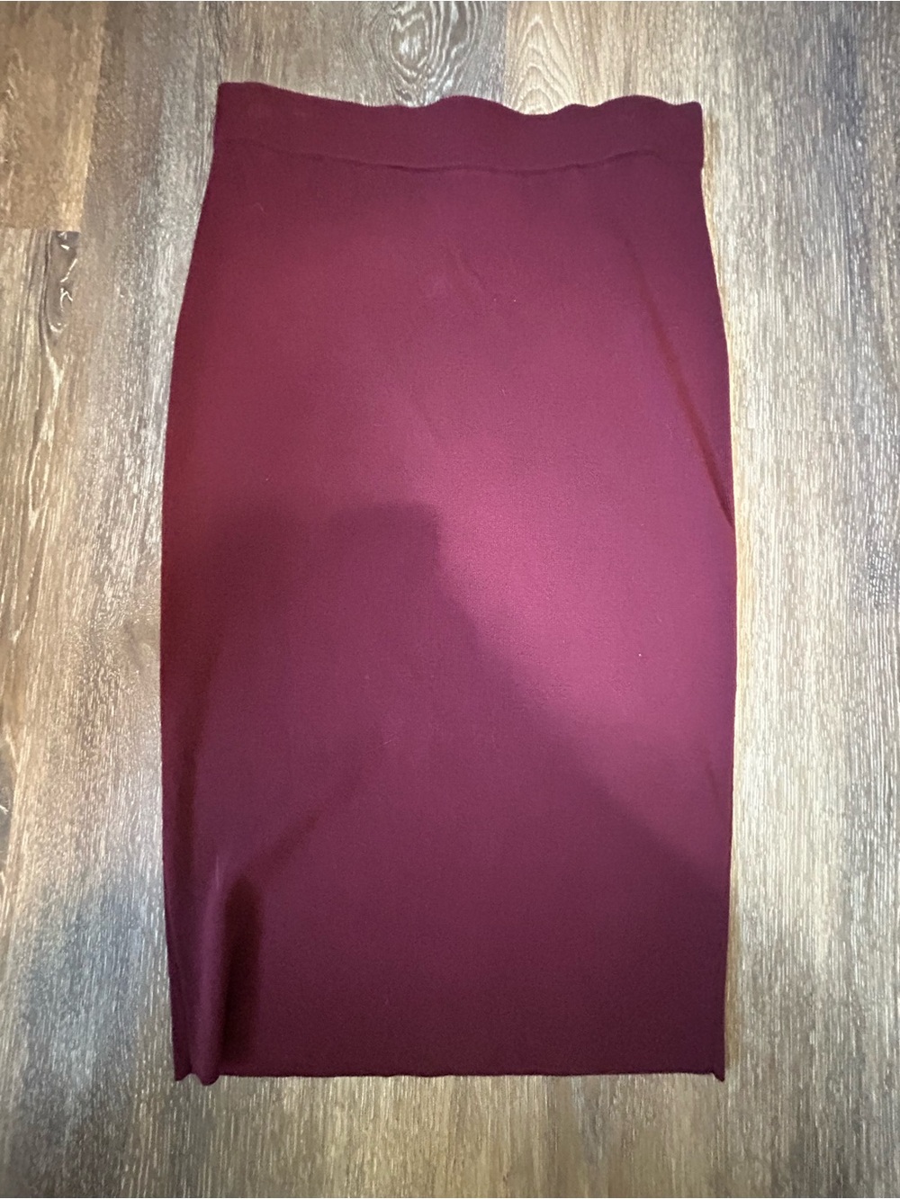 Open Edit Maroon knit skirt Size XL